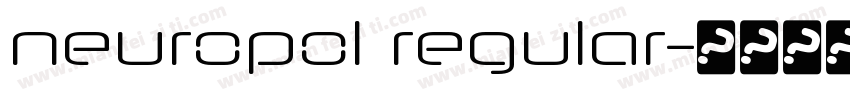 neuropol regular字体转换